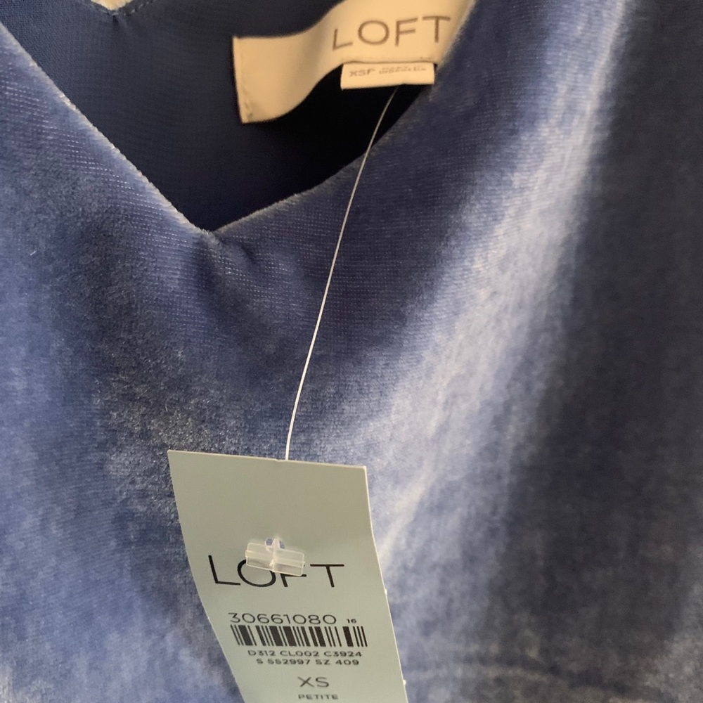 NWT Loft Velvet Shell - Picture 4 of 4